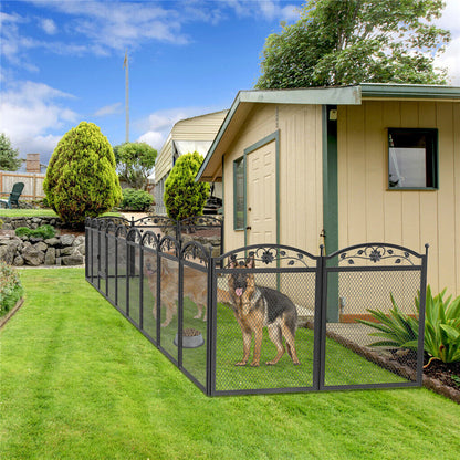 HeavyDuty Metal Dog Playpen w/ Waterproof Border