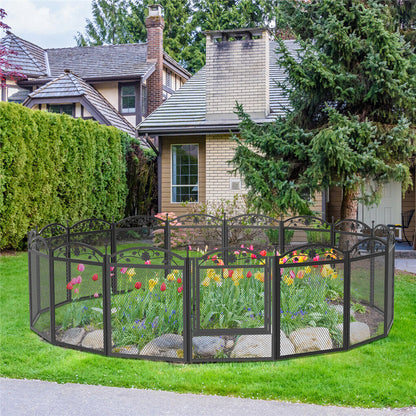 HeavyDuty Metal Dog Playpen w/ Waterproof Border