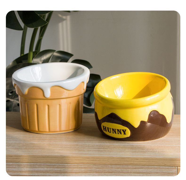 Premium Elevated Pet Bowl with Ergonomic 15° Tilt & Large Capacity(Milk bowl)